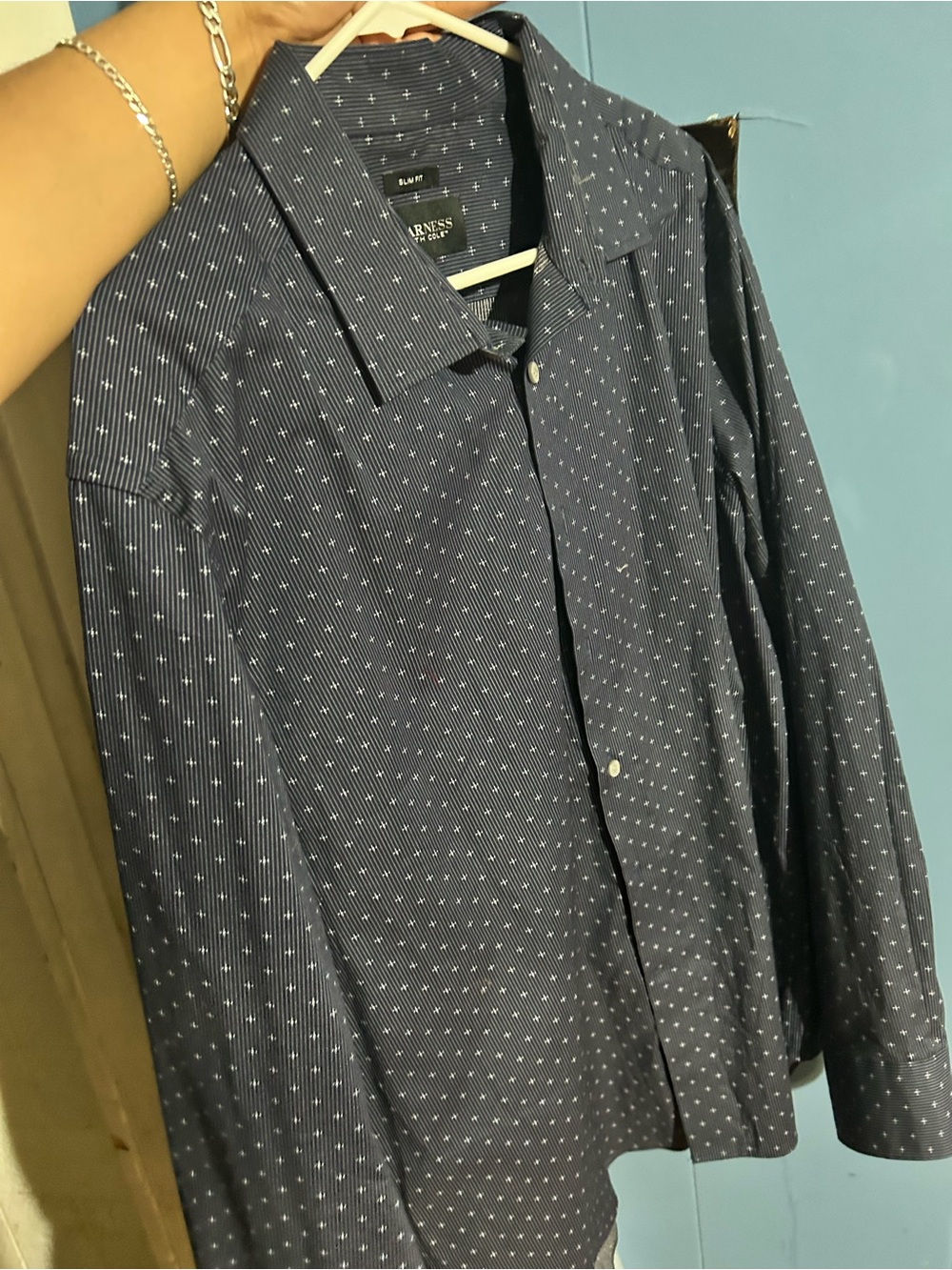 Casual blue shirt